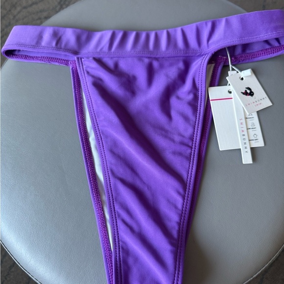 Swim Bunny Purple Bikini Bottom Size Large - Picture 1 of 4